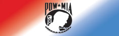 POW-MIA Red White Blue