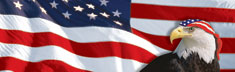 US Flag 1 Eagle Bandana