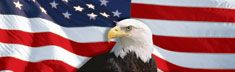 US Flag 1 Eagle Centered