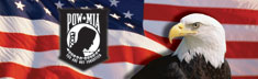 US Flag 1 with POW MIA